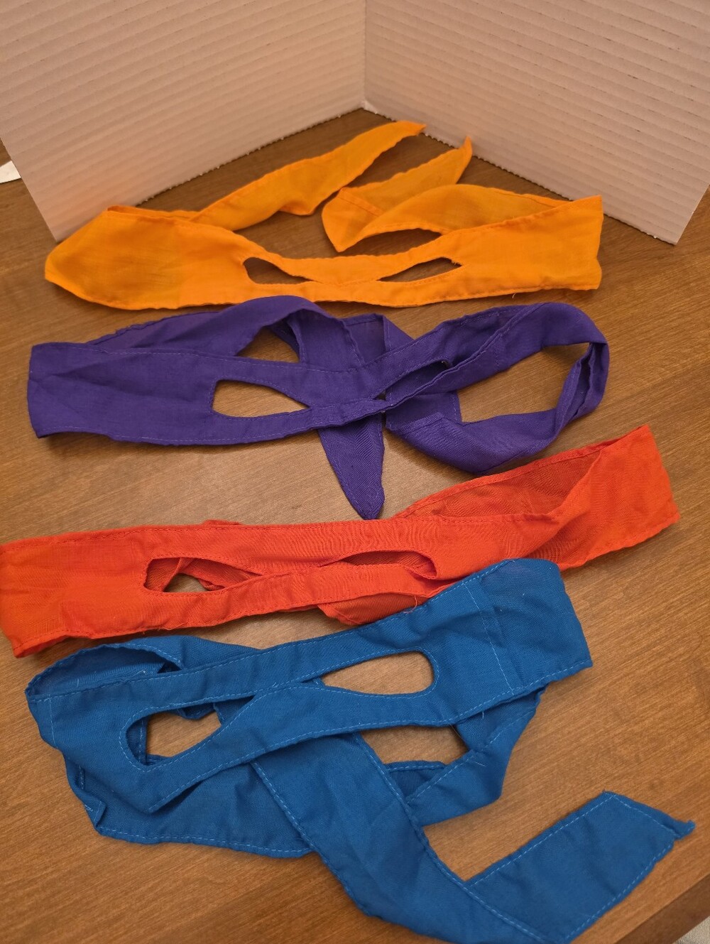 Vintage Teenage Mutant Ninja Turtles Mask Set